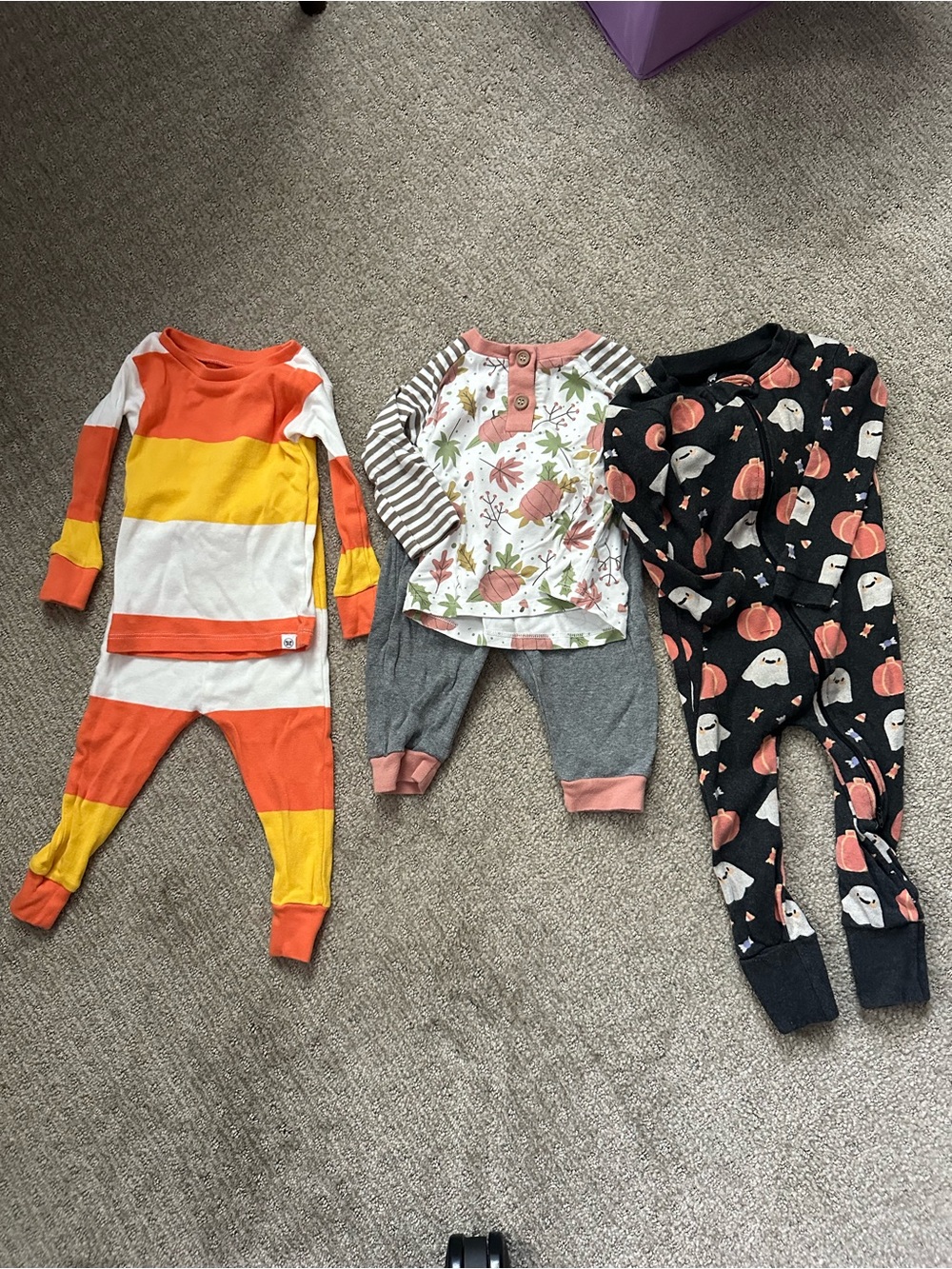 Baby Fall / Halloween PJ Bundle - Honest, Monica & Andy